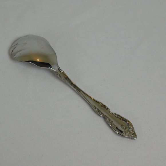 Oneida Brahms Community Stainless 5 Serving Pieces Pie Gravy Sugar Butter Fork - Picture 4 of 13
